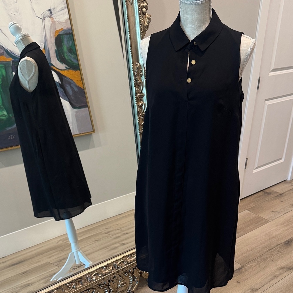 Anne Klein Black Sleeveless Dress